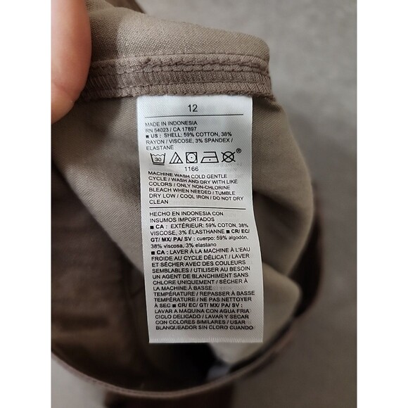 Old Navy Satin Cargo Barrel Wide-Leg Pants Womens 12 Rose Mauve NEW - Picture 10 of 11